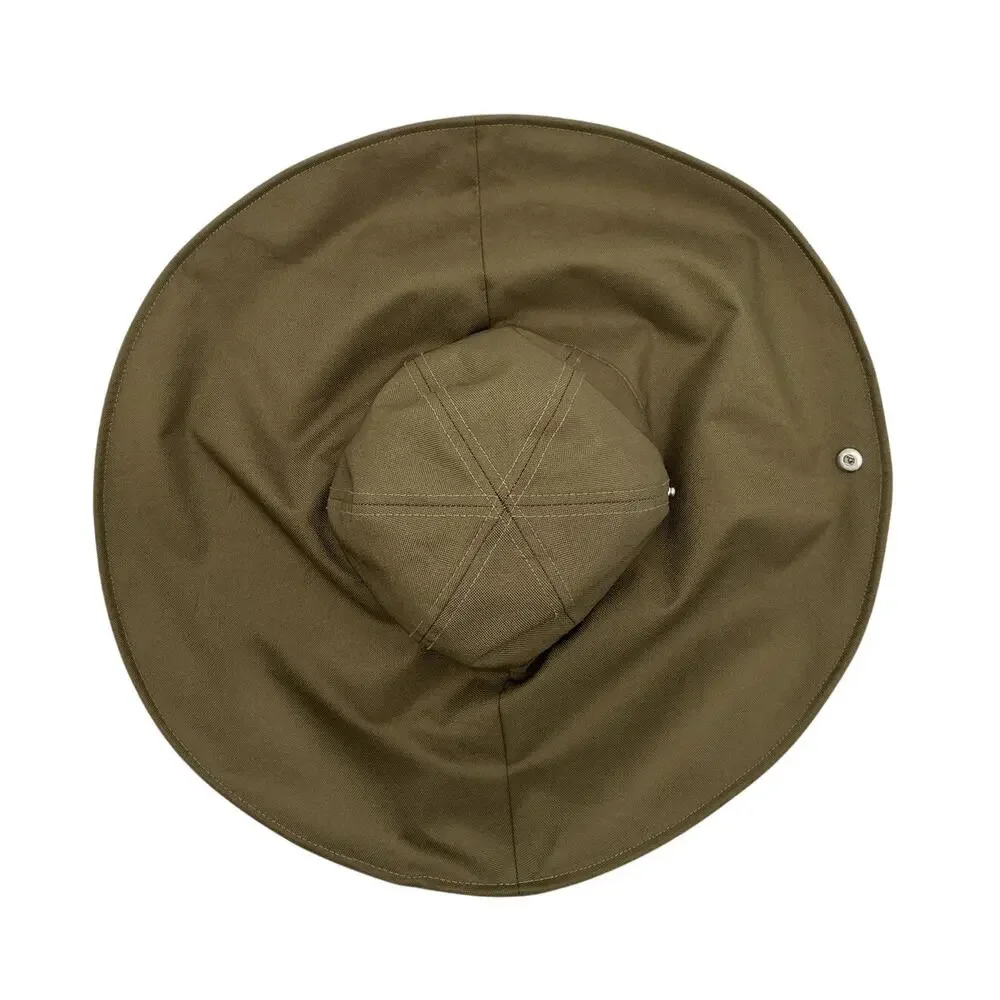 Ganni Oversized Green Summer Hat Size XS / S